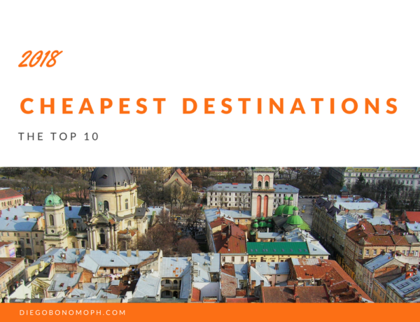 Cheapest destinations, the top 10 2018